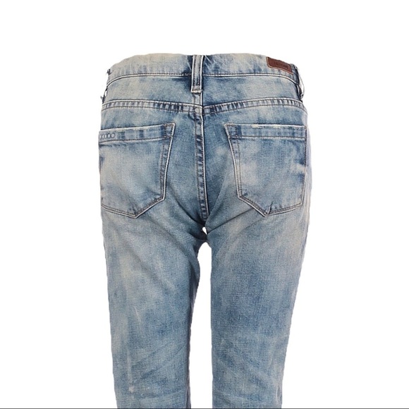 Blank NYC Distressed Busted Knee Acid Tie Dye Wash Skinny Jeans Size 25 - Picture 6 of 11